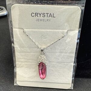 Pink Pendant Necklace